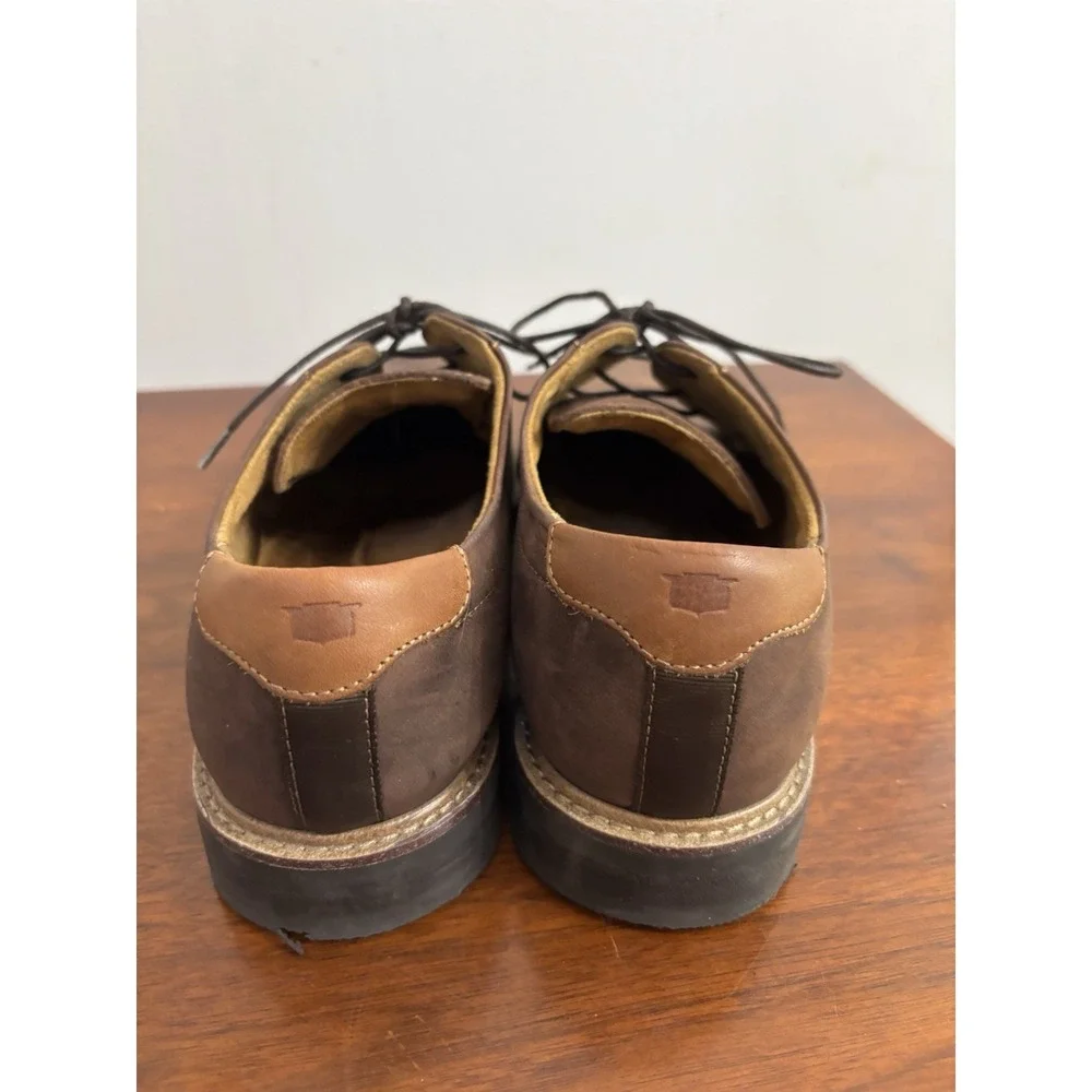 Florsheim Men's Norwalk Plain Toe Ox Brown Laced Comfort Oxfords Size 9M‎